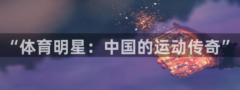 “体育明星：中国的运动传奇”