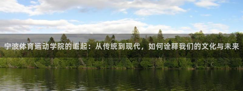 宁波体育运动学院的崛起：从传统到现代，如何诠释我们的文化与未来